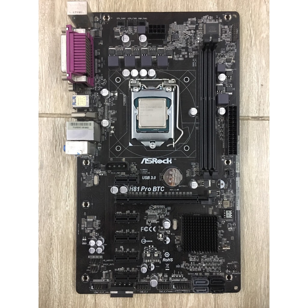 ASRock H81 Pro BTC + G3250