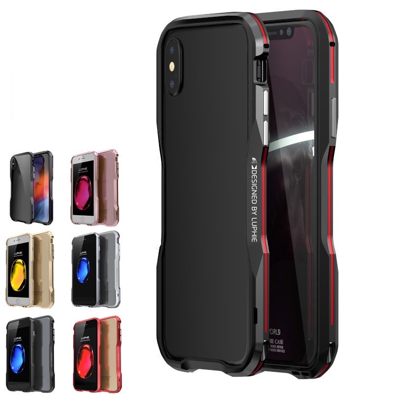 เคสโทรศัพท์ กรอบโลหะอลูมิเนียม กันกระแทก บางพิเศษ สําหรับ For iphone SE 2020 X XS MAX XR 7 8 Plus 7P 8P