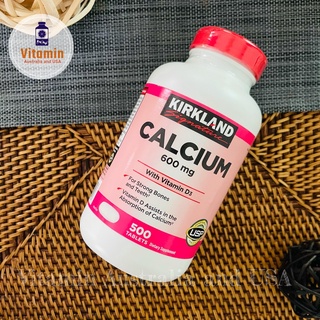 Kirkland Signature Calcium 600 mg + D3 500 tablets พร้อมส่ง