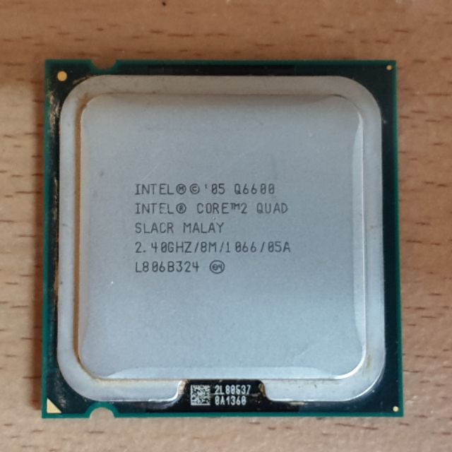 Intel Q6600 CORE 2 QUAD socket 775 (มีพัดลม)