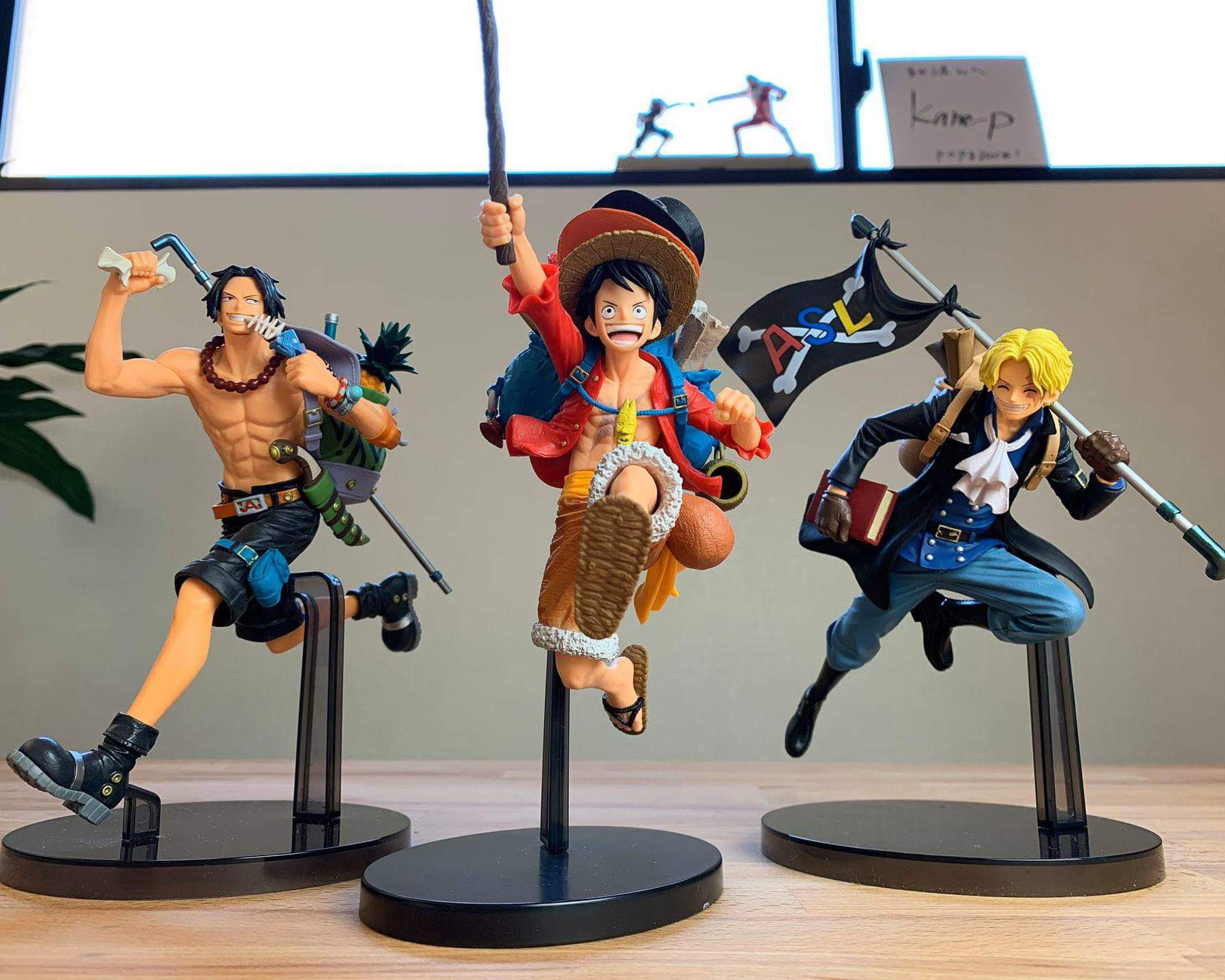 luffy three brothers figure