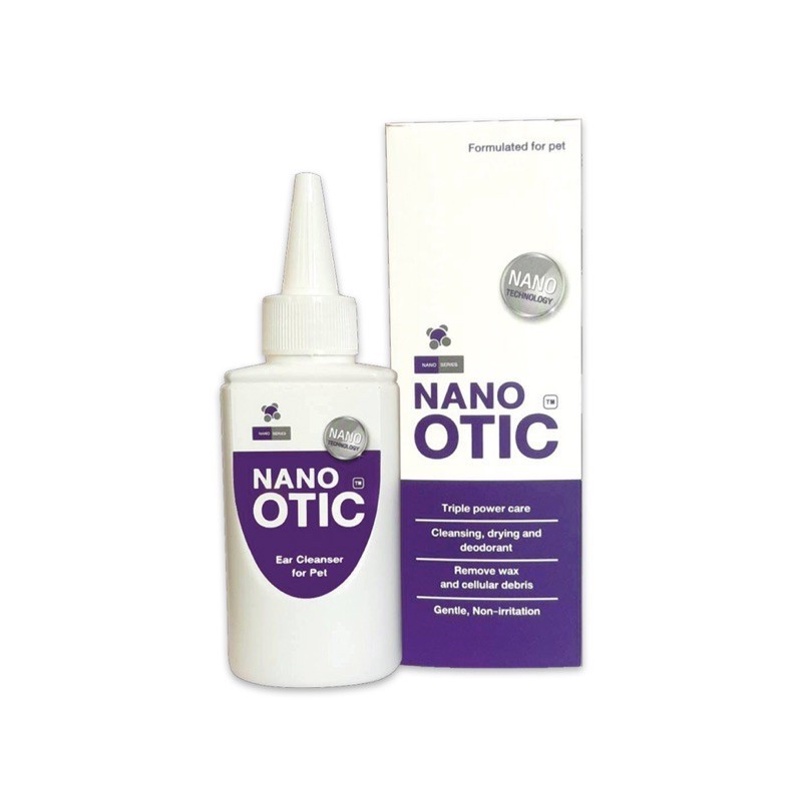 Vet Planet Nano Otic Ear cleanser for pet นาโน น้ำยาล้างหูสัตว์เลี้ยง ขนาด 120 มล