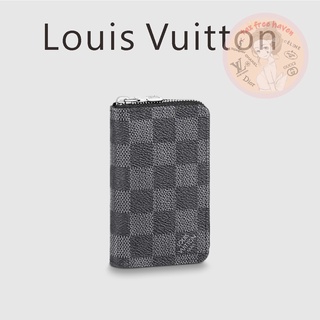 ราคาต่ำสุดของ Shopee 🔥ของแท้ 100% 🎁Louis Vuitton ยี่ห้อใหม่ ZIPPY กระเป๋าเงินเหรียญแนวตั้งซิป