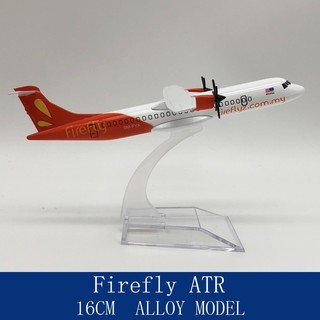 โมเดลเครื่องบิน 1:400 16cm Airplane Model Malaysia FIREFLY Air Airlines ATR72 Airway Aircraft Jetliner Alloy Plane Model