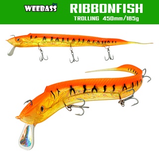 WEEBASS เหยื่อปลายาง - รุ่น RIBBONFISH 18 เหยื่อยาง ปลาดาบ เหยื่อทรอลิ่ง