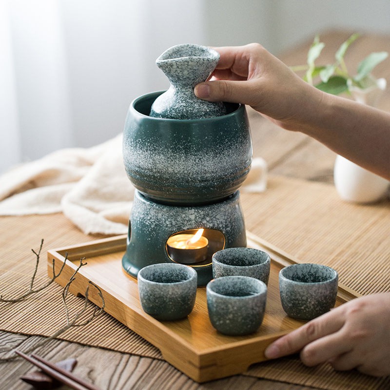 Japanese ceramic sake setWineWarmer Japanese Ceramic Sake Set