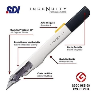 SDI (เอสดีไอ) คัตเตอร์ มีดคัตเตอร์อเนกประสงค์ ขาว #0443C