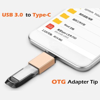 Type C 3.0 OTG อะแดปเตอร์ Type-C to USB C Converter สำหรับ Samsung Xiaomi Nexus