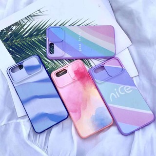 เคสโทรศัพท์ เคสสีรุ้งพัดเทลสไลด์ปิดเลนส์กล้อง สำหรับรุ่น VIVO Y20-Y12S-Y331(2021)-Y17-y15-y12-y11-Y50-Y30-V20