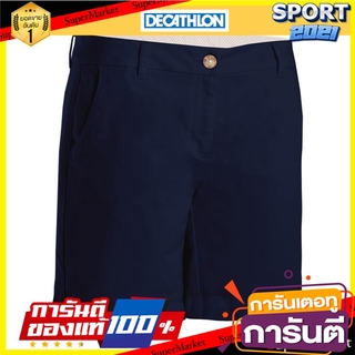 กางเกงขาสั้นเหนือเข่าสำหรับผู้หญิงใส่เล่นกอล์ฟ (สีกรมท่า) Womens golf shorts above the knee (navy blue)