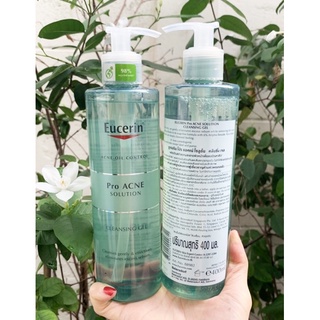 ผลิตภัณฑ์ล้างหน้า Eucerin Pro Acne Solution Cleansing Gel 400ml.