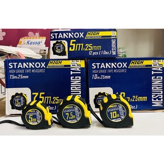 ถูกที่สุด ตลับเมตรหุ้มยาง STANNOX 5 เมตร 7.5เมตร 10เมตร อย่างดี ราคาไม่แพง