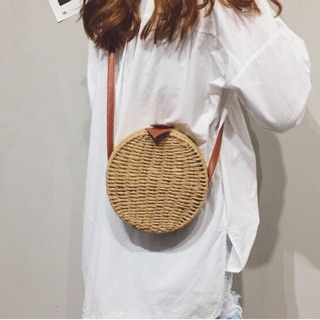 กระเป๋าสาน Maru Straw Bag