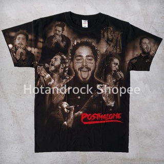 เสื้อยืดวงสีดำ Post Malone Over Print Full Screen Premium OVP PM 13 Hotandrock