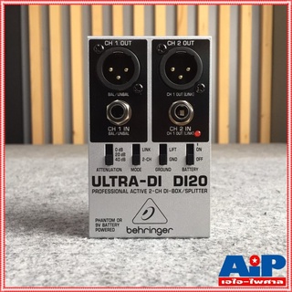 BEHRINGER DI20 ULTRA DI BOX DI 20 Professional Active 2 Channel DI-Box Splitter DI-20 เอไอ-ไพศาล +++