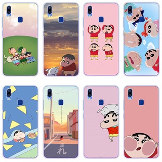 เคสซิลิโคนใส ลายการ์ตูนชินจัง กันกระแทก สําหรับ Vivo y83 y95 y85 y66