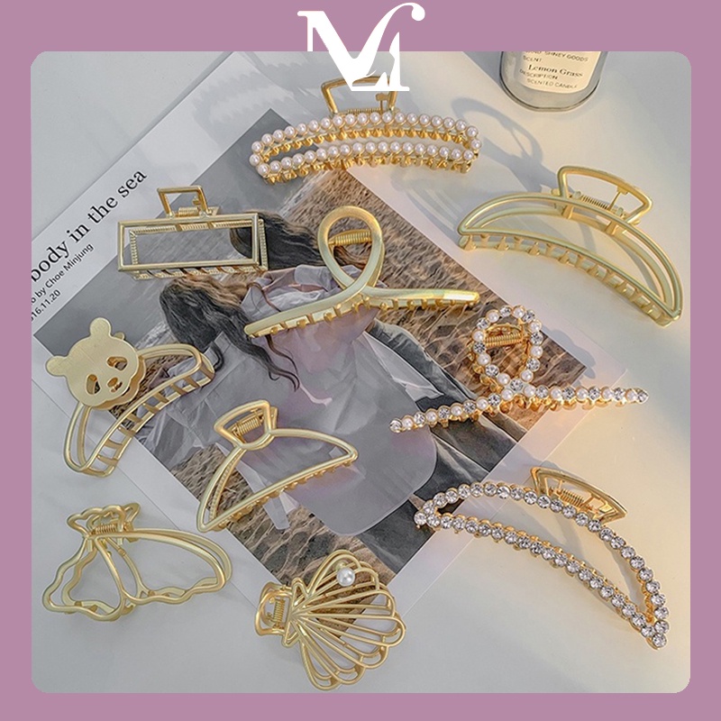 กิ๊บติดผม กิ๊บโลหะทอง กิ๊บหนีบผมสไตล์เกาหลี hair clip กิ๊บหนีบผมแฟชั่ีน