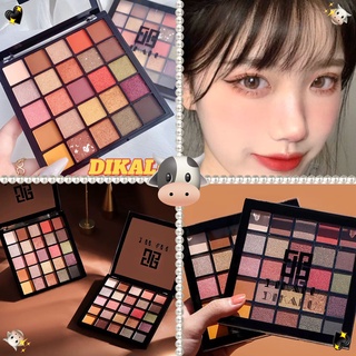 พาเลตอายแชโดว์ 25 สี น้ำมัน สีสวย ติดทน18 color eyeshadow palette, long lasting color oil