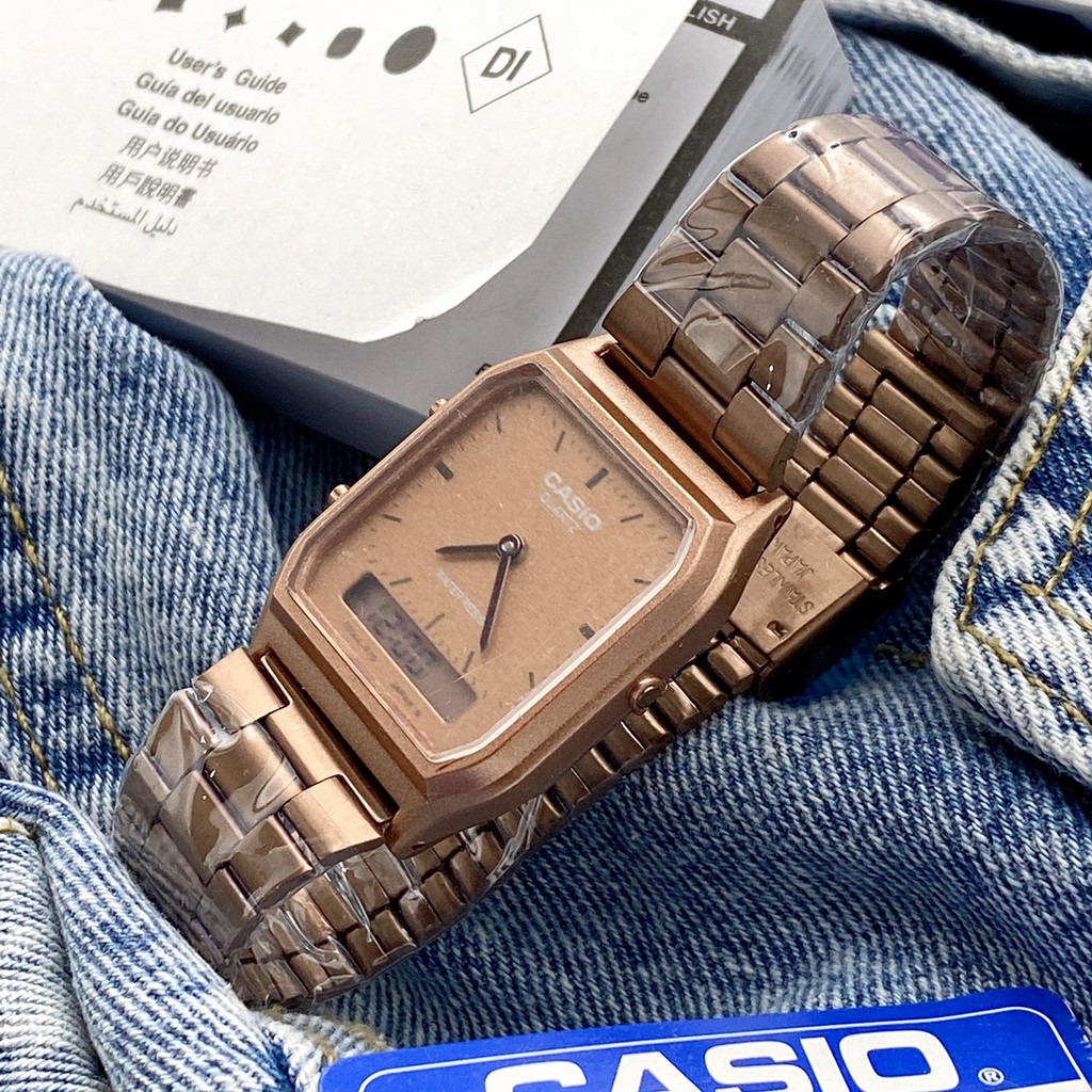 นาฬิกาข้อมือcasio (พร้อมกล่องคาสิโอ้) งานเหมือน1:1 งานสวย เหมือนแท้ เกรดมิเลอ
