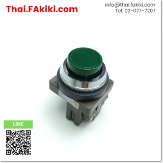 พร้อมส่ง,(C)Used, ABN210G Push-button switch ,สวิตช์ปุ่มกด สเปค ⌀30 1a ,IDEC (66-002-493)