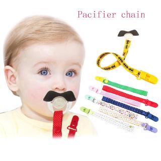 The New Baby Pacifier Clip Cloth Anti-drop Chain Dummy Holder For Nipples Children Pacifier Clips Pacifier Holder Adjustable Holder for Nipples