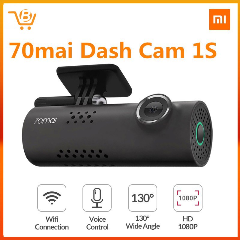 Xiaomi 1S 1080P Car Camera Recorder Dashcam Dashboard  WiFi APP ล้องติดรถยนต์ พร้อม สั่งการด้วยเสียง 70 mai