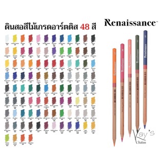Renaissance Artists’ Colour Pencils ดินสอ สีไม้ เกรดอาร์ตติส ด้ามเดี่ยว