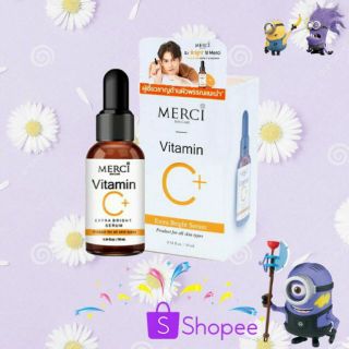 MERCI Vitamin C Extra Bright Serum เมอร์ซี่ วิตามิน ซี เซรั่ม เซรั่มหน้าใส เซรั่มวิตซี บำรุงผิวหน้า ผิวดูใส เมอซี่