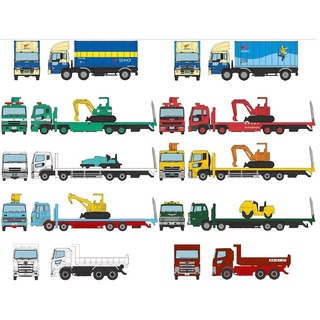 N Gauge Tomytec 🔆The Truck Collection Vol.12 จำนวน 10 คัน 10 แบบ ไม่ซ้ำกัน ใหม่ในกล่องสวย