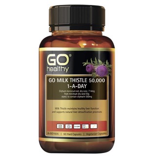 GO Healthy Milk Thistle 50000mg 1-A-Day 60 เม็ด(สินค้า pre-order)