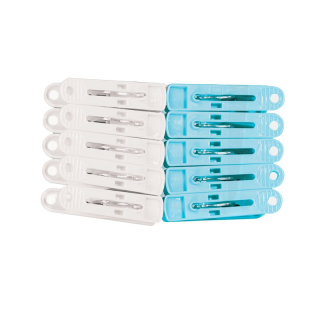 โปรโมชั่น : Double Lock กิ๊ฟหนีบผ้าพลาสติก จำนวน 10 ชิ้น รุ่น 1010