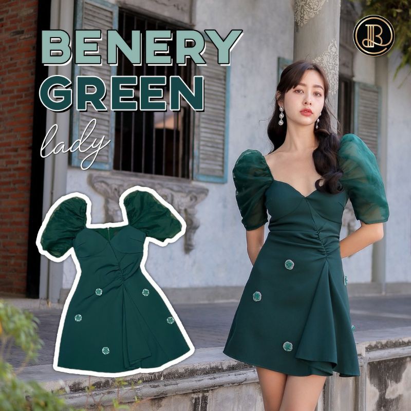 BLT DRESS BENERY GREEN size XS