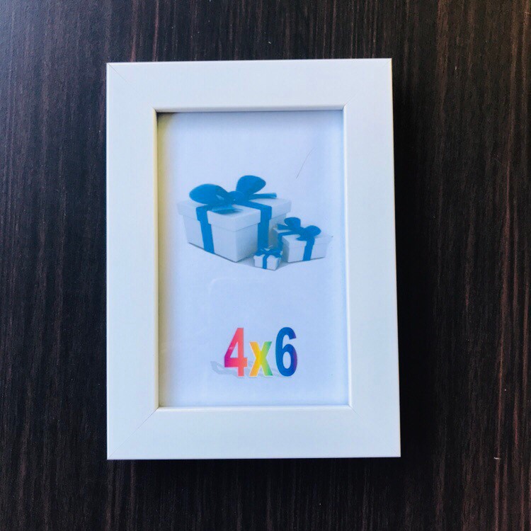 กรอบรูปโมเดิร์น 5x7  รหัส 02 ขาว  ไม้หน้าเรียบ กรอบรูปราคาถูก ใส่รูปรับปริญญา รูปที่ระลึก รูปน่ารักๆ  กรอบรูปปัจฉิม