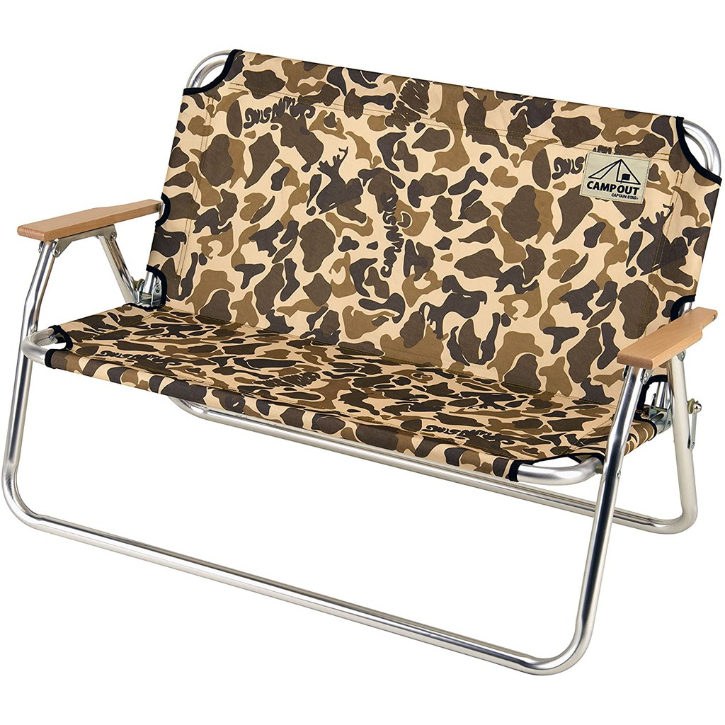 Captain stag Aluminum Bench chair เก้าอี้แคมป์ปิ้ง