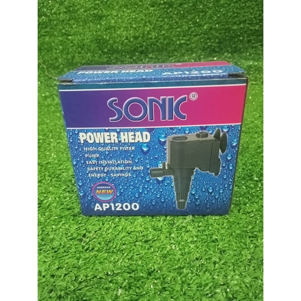 ปั๊มน้ำพุ ปั๊มตู้ปลา Sonic AP-1200 ปั๊มน้ำคุณภาพยอดนิยม (ราคาถูก) AP1200 จัดส่งทุกวัน