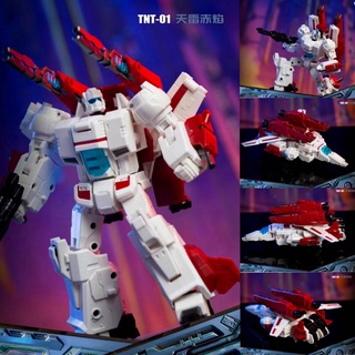 ของเล่นแปลงร่าง TNT-01 Sky Fire Thunder Red Flame King Kong ขนาดเล็ก