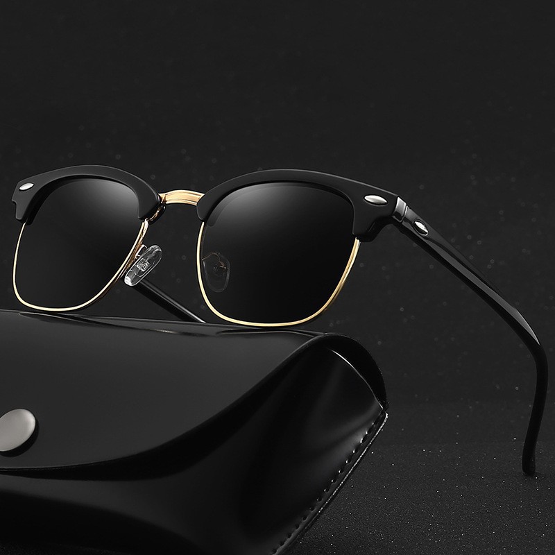 แว่นตากันแดด Polarized ป้องกันรังสี uv400 สไตล์คลาสสิก สำหรับผู้ชาย