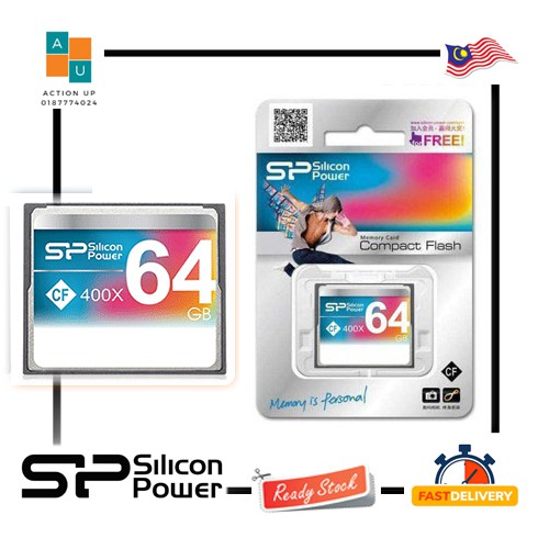 การ์ด ซิลิคอน พาวเวอร์ 64GB 400X CF