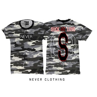 NEVER CLTG เสื้อยืด แขนสั้น รุ่น Camo