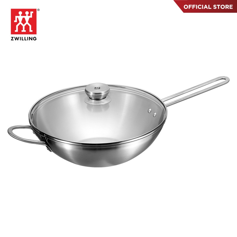 ZWILLING กระทะสเตนเลส ทรงวอก 30 ซม รุ่น Twin Nova III N40129300