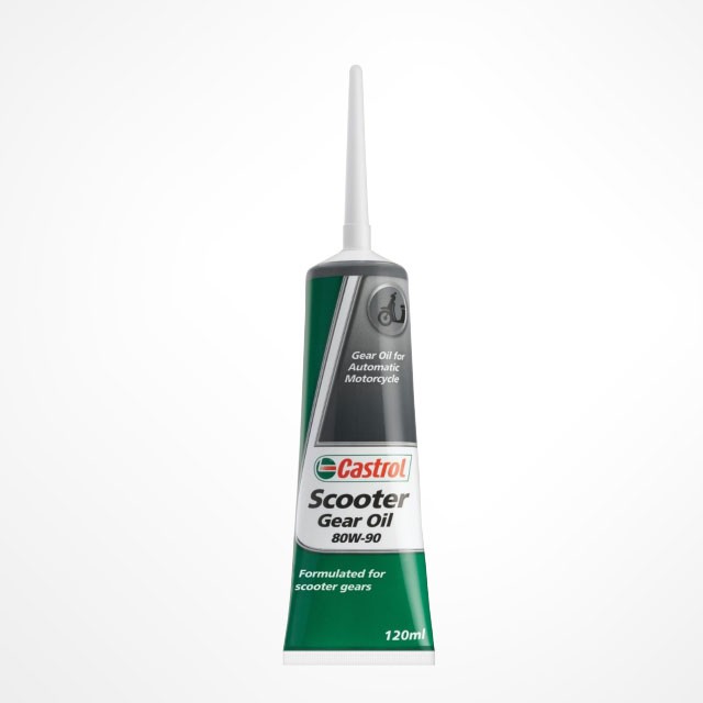 Castrol Scooter Gear Oil 80W90 120 ml. น้ำมันเฟืองท้ายมาตรฐาน GL-5 จากคาสตรอล