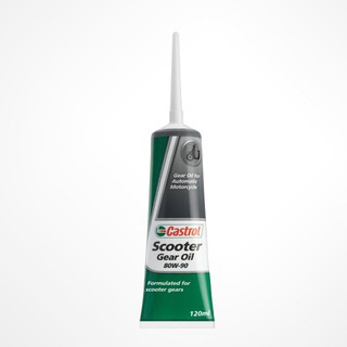 Castrol Scooter Gear Oil 80W90 120 ml. น้ำมันเฟืองท้ายมาตรฐาน GL-5 จากคาสตรอล