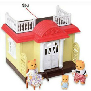 บ้านตุ๊กตาซิลเวนเนียน ขนาด 29*18*20 sylvanian  doll house