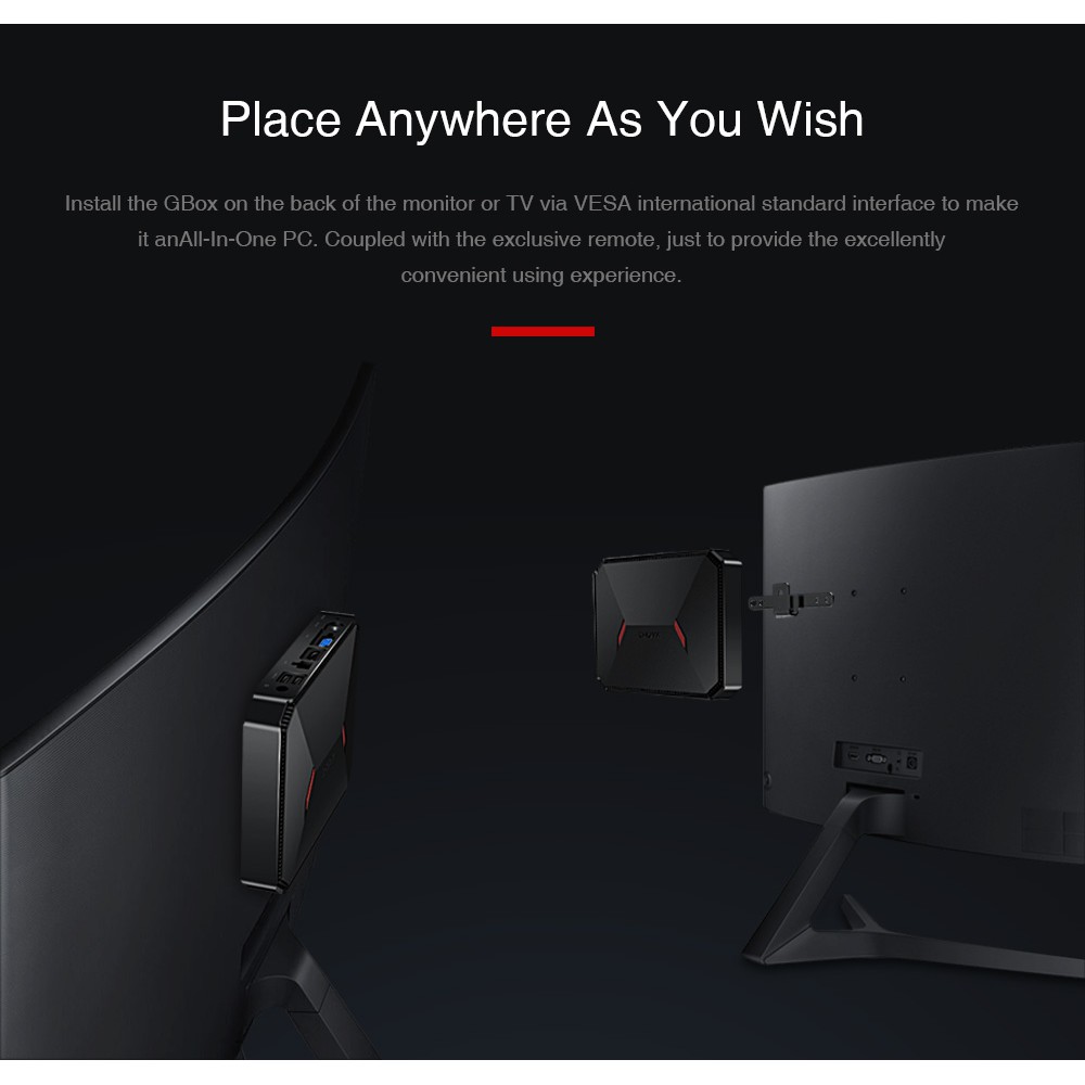 CHUWI GBOX Windows 10 แท้ ลิขสิทธิ์, ซีพียู Gemini lake N4100 Quad-Core ...