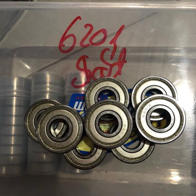แบริ่ง 6201Z พร้อมหมวกเหล็ก