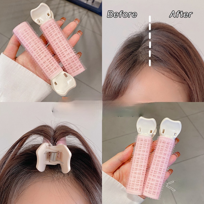 โรลม้วนผมหน้าม้า สไตล์เกาหลี สําหรับผู้หญิง