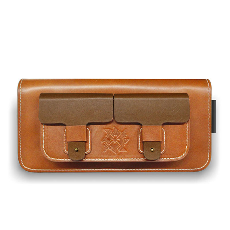 Nintendo Switch™ เกม NSW Monster Hunter Rise Genuine Leather Multi Pouch Brown (By ClaSsIC GaME)