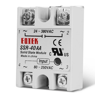 SSR Solid State Relay Module AC-AC 25A 40A 75A 100A  แรงดันไฟฟ้า80-250V 220V AC 24-380V ACโหลด