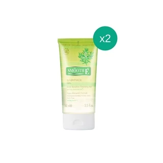 [แพ็ค 2] Smooth E Babyface Gel 5.5 Oz. เจลล้างหน้า สูตรไม่มีฟอง100% ไม่มีประจุไฟฟ้า ไม่ทิ้งสารตกค้าง เบบี้เฟส เจล