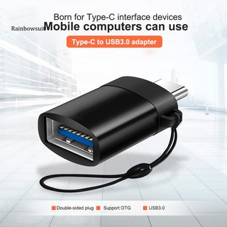 【RB】อะแดปเตอร์แปลงข้อมูล Usb 3.0 Type-C ตัวผู้ เป็นตัวเมีย ความเร็วสูง